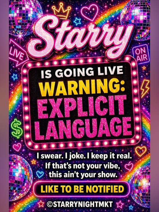 Accessories - 🎤🪩 LIVE SHOW FLYER: Like to be notified 📣💥💙 you don’t wanna miss this shit!